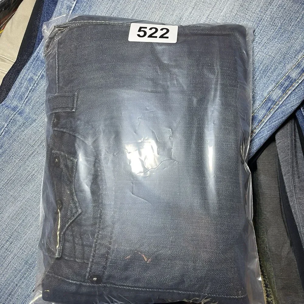 True Religion Jeans Men 38 Ricky Flap Pocket Dark Wash‎ Cotton (30x29.5)